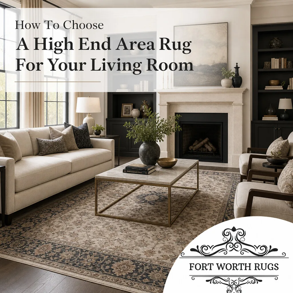 How To Choose A High End Area Rug For Your Living Room