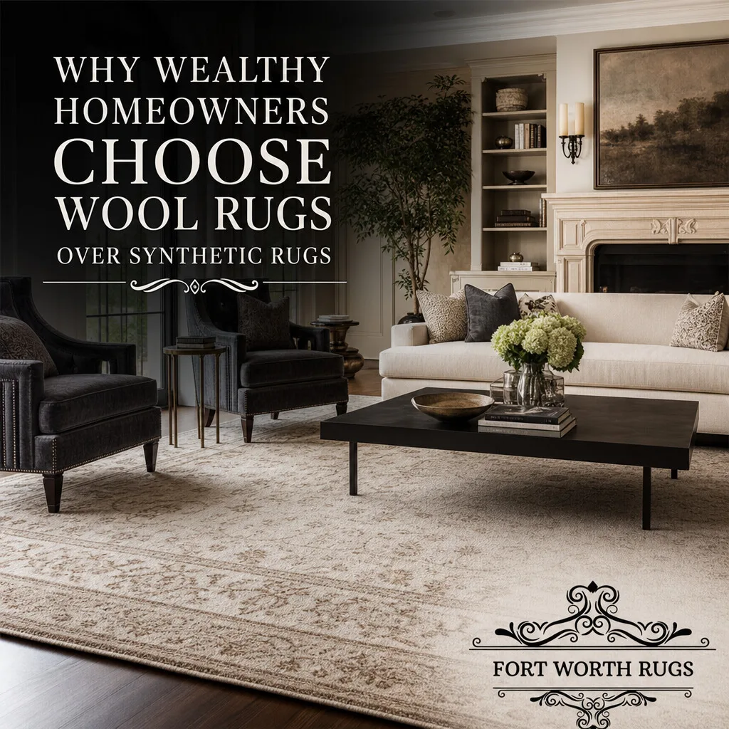 Why Wealthy Homeowners Choose Wool Rugs Over Synthetic Rugs