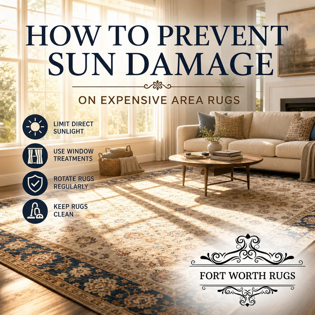 How To Prevent Sun Damage On Expensive Area Rugs