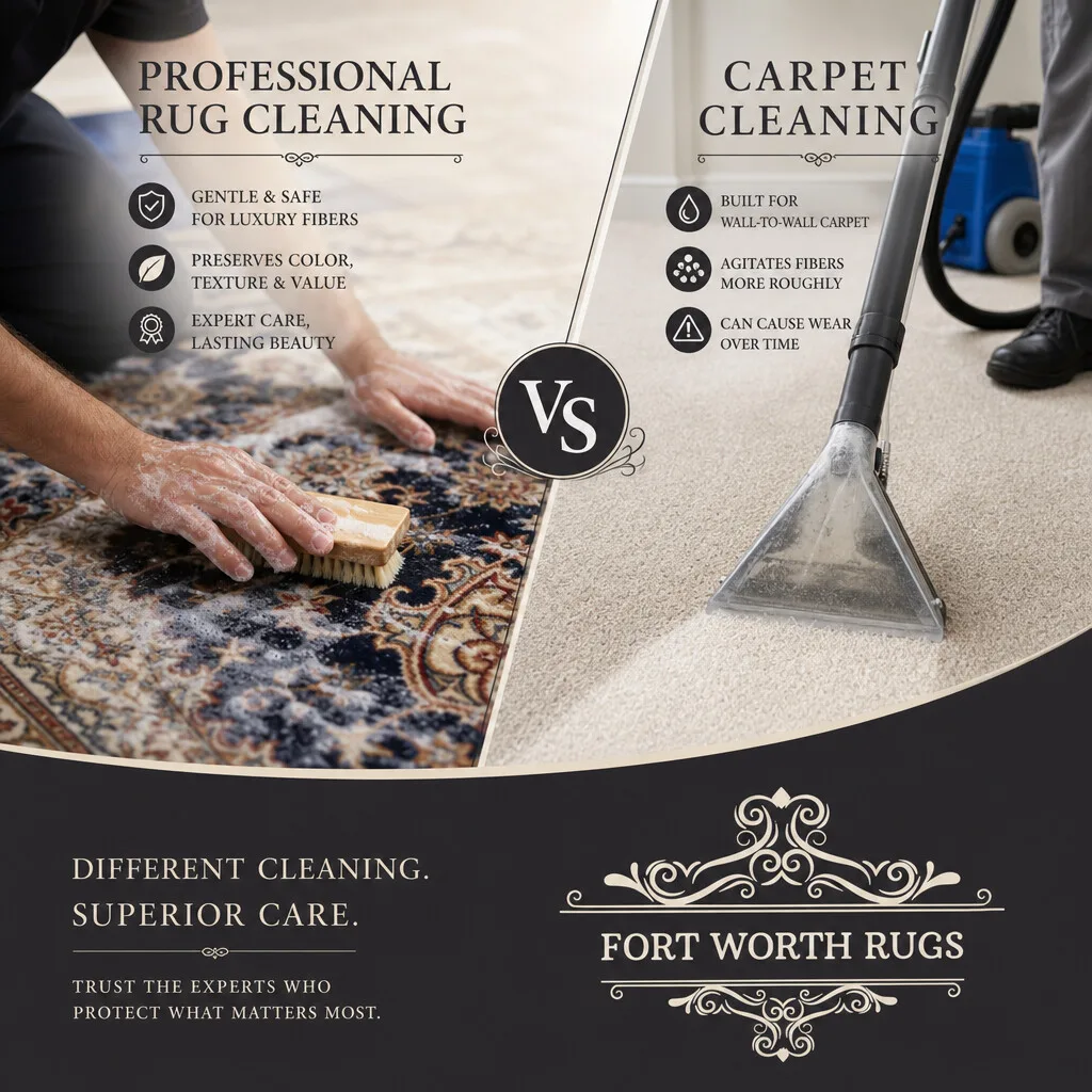 Professional Rug Cleaning Vs Carpet Cleaning For Luxury Rugs